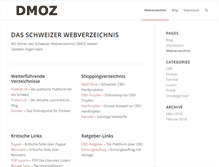 Tablet Screenshot of dmoz.ch